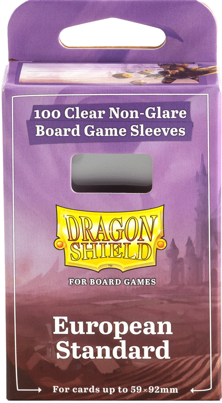 Dragon Shield Board Game European Standard Sleeves 100 Count - A Muse N Games